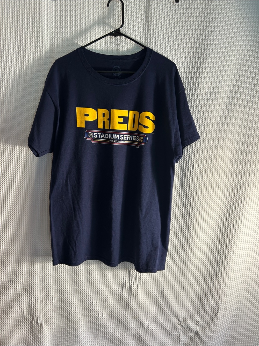 Men’s NHL LG Nashville PREDS 2022 Stadium Series TShirt